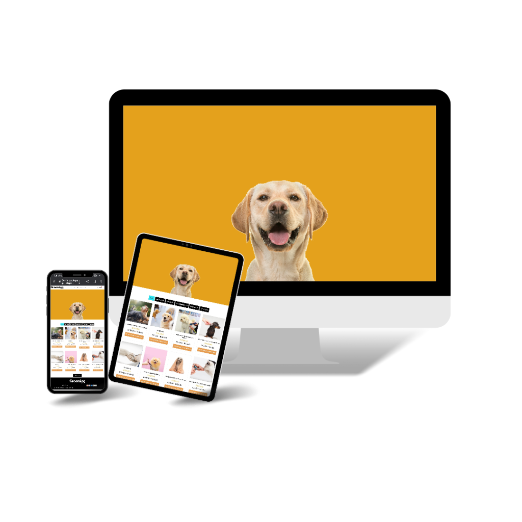 sitios web en panamá by Groove Designs Grooming Pet Care